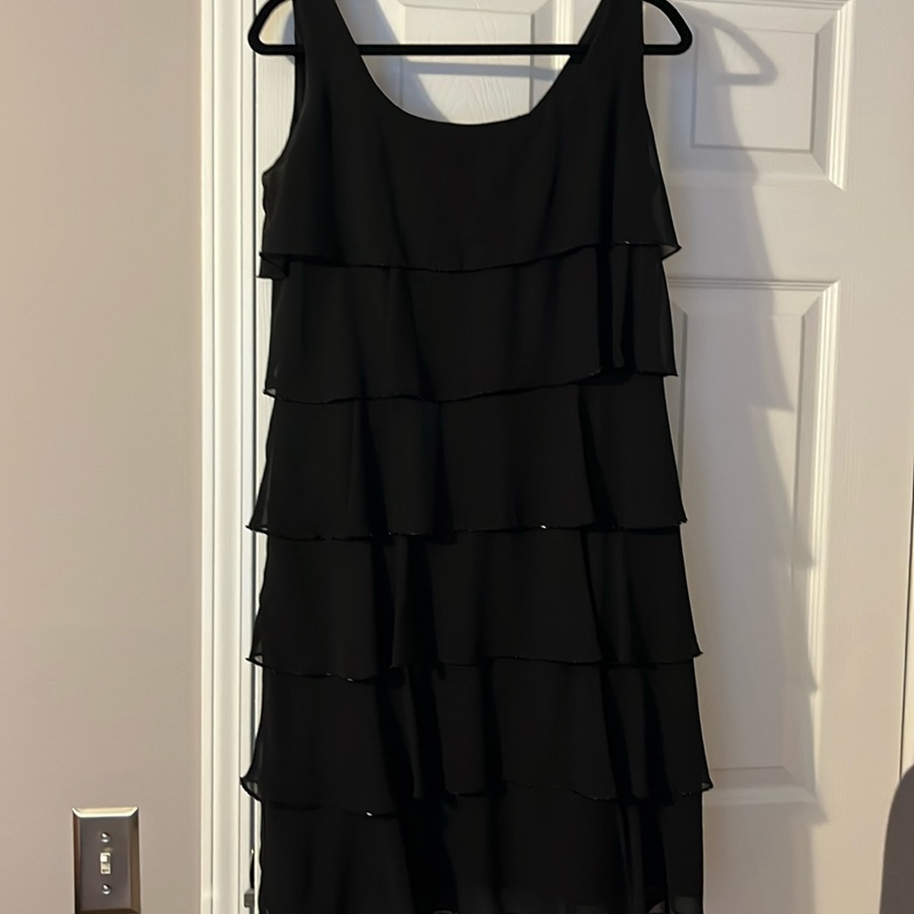 Flirty black dress